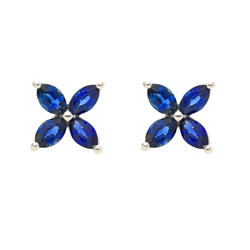 Boucles d'Oreilles Saphir