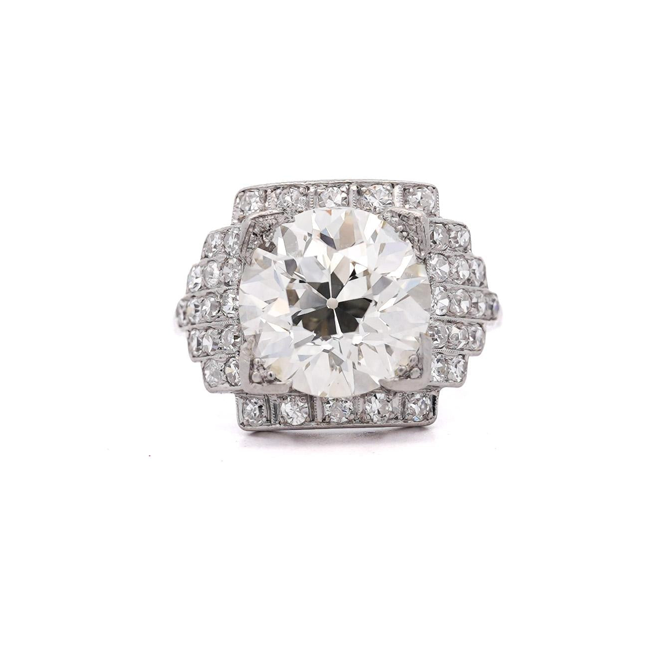 Old Euro & Mine Cut Diamond Rings