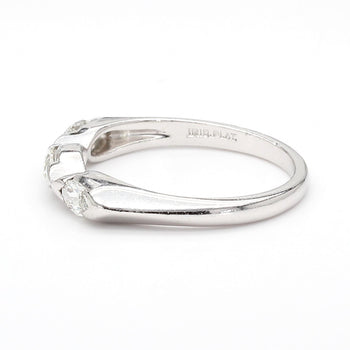 0.30 Carat Marquise Cut Diamond in Platinum Three Stone Wedding Band Ring – Assay Jewelers