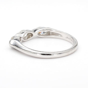 0.30 Carat Marquise Cut Diamond in Platinum Three Stone Wedding Band Ring – Assay Jewelers