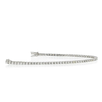 1-10 Carat Diamond Tennis Bracelet 14K Gold 4-Prong for Women – Assay Jewelers