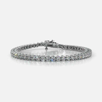 1-10 Carat Diamond Tennis Bracelet 14K Gold 4-Prong for Women – Assay Jewelers