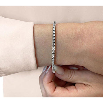 1-10 Carat Diamond Tennis Bracelet 14K Gold 4-Prong for Women – Assay Jewelers