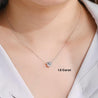 1-2 Carat Round Lab Diamond Floating Solitaire Pendant Necklace