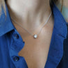 1-2 Carat Round Lab Diamond Floating Solitaire Pendant Necklace