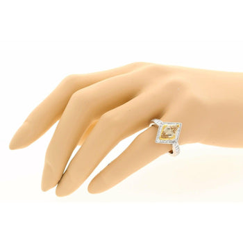 1 carat GIA certified Fancy Yellow Lozenge-cut Diamond Ring – Assay Jewelers