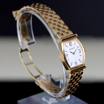 Audemars Piguet Carnegie Tonneau 20mm 18K Gold Watch Original Box – Assay Jewelers