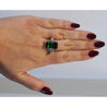 12.68 Carat Zoisite Green Tanzanite & Diamond Ring in Platinum 950 | IGI Certified