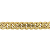 14K Solid Gold Miami Cuban Link Chain Bracelet 4-21.5MM 6-10"