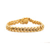 14K Solid Gold Miami Cuban Link Chain Bracelet 4-21.5MM 6-10"