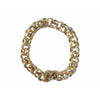 Bracelet en maillons circulaires UNISEXE en or 14 carats avec fermeture à boîte
