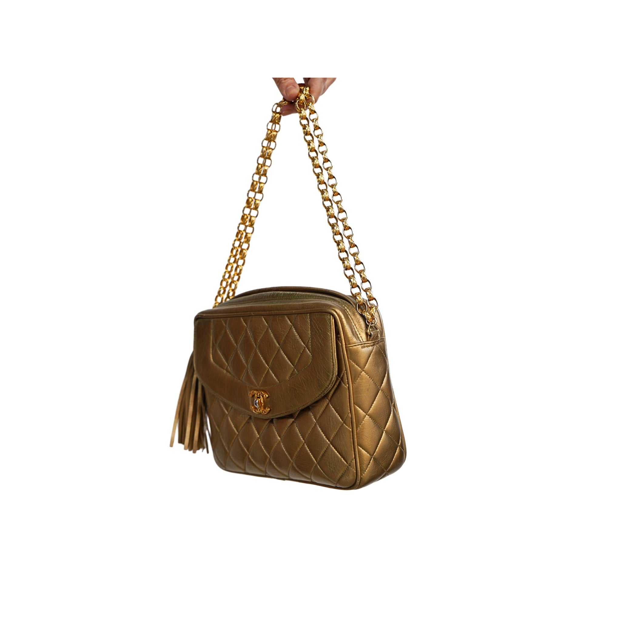 1990s Chanel Bijoux Tassel Camera Bag