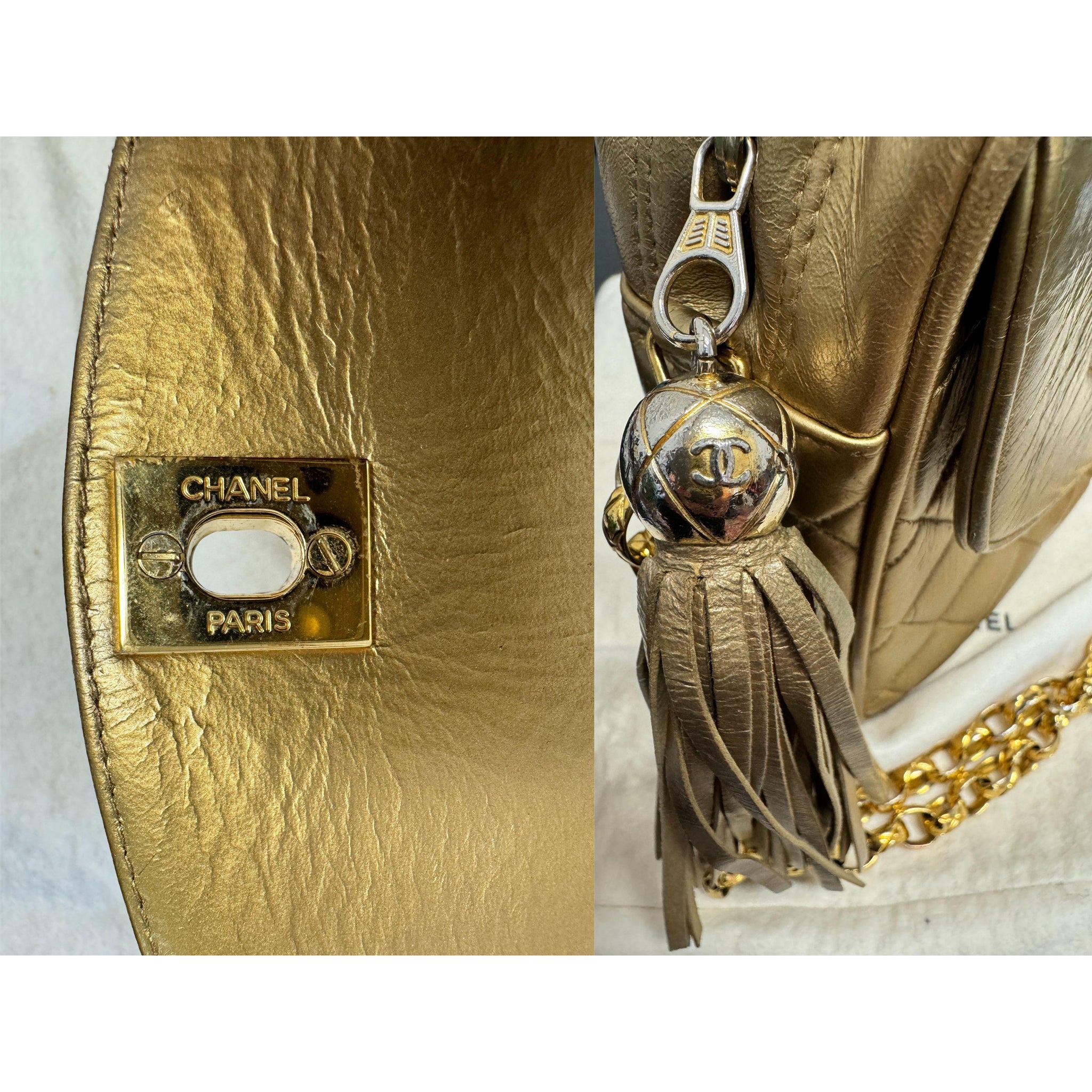 1990s Chanel Bijoux Tassel Camera Bag
