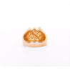 1.25 CTTW Channel Set Cluster Diamond Mens Ring in 14K Yellow Gold