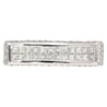 2 Carat Princess Cut Diamond Encrusted Curved Top Overlap Ring in 18K