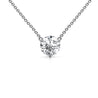 2 Carat Round Cut Lab Grown Diamond Solitaire Floating Pendant Necklace
