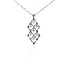 2 Carat tw Diamond Dangling Platinum Pendant Necklace