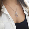 2 Carat tw Diamond Dangling Platinum Pendant Necklace