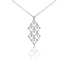 2 Carat tw Diamond Dangling Platinum Pendant Necklace