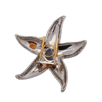 20.22 Carat Star Sapphire Starfish Pendant Brooch in 22K and 18K Gold – Assay Jewelers