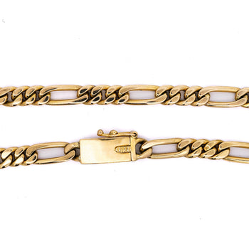 22K Gold Coin Mexican 20 Pesos 1959 Pendant in 14K Gold Figaro Chain Necklace – Assay Jewelers