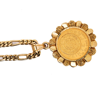22K Gold Coin Mexican 20 Pesos 1959 Pendant in 14K Gold Figaro Chain Necklace – Assay Jewelers