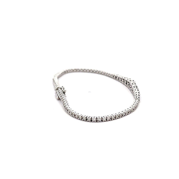 3 Carat Sapphire & Diamond Graduated Tennis Bracelet