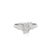 3,06 ct Herzschliff K/VS2 GIA Zertifikat Platin Verlobungs-Ring