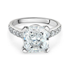4.25 قيراط Cushion Cut H/SI1 ألماس مصنع مخبريًا Ring
