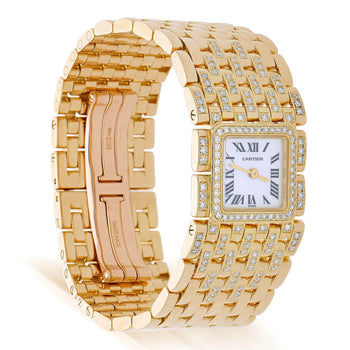 Cartier Panthère Ruban WG3009TA Factory Diamond 18K Gold Full Set Watch – Assay Jewelers
