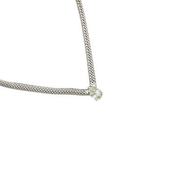 5.62 Carat Pear Diamond Solitaire Drop Pendant Necklace 18K White Gold – Assay Jewelers