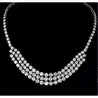 75ct Round Diamond Platinum Tennis Necklace & Bracelet Set