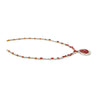 AGL Certified 22 Carat Pear Cut Burma Ruby and Diamond Chandelier Necklace