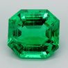 AGL Certified 4.2 Carat Colombian Emerald 18K Gold Octagon Bezel Ring