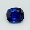 AGL Certified 5.75 Carat Burma No Heat Cushion Blue Sapphire and Diamond Ring