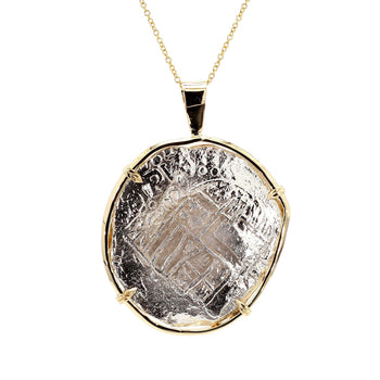 Atocha Shipwreck 8 Reale Coin Pendant 14K Gold Bezel Necklace – Assay Jewelers