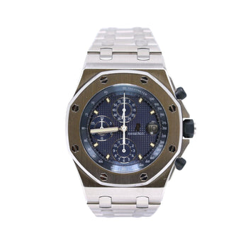 Audemars Piguet Royal Oak Offshore Chronograph Stainless Steel Blue Dial Watch – Assay Jewelers