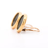 Authentic Roman Coin 14K Gold Bezel Set Stud Earrings With Lever Backs
