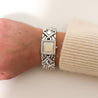 Bvlgari Trika Diamond 18K White Gold Integral Bracelet Square Watch Full Set