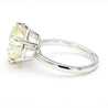 CGL Certified 6.3 Carat I/VS2 Round Diamond 14K White Gold Solitaire Engagement