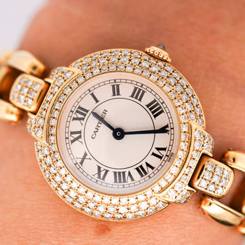Cartier Panthere Vendome 8157907 27mm Diamond 18K Gold Ladies Watch – Assay Jewelers