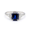 Cartier Paris Art Deco Royal Blue 2.3 Carat No Heat Sapphire and Diamond Ring