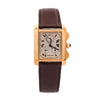 Cartier Tank Francaise Chronograph XL 1830 18K Gold Leather Watch