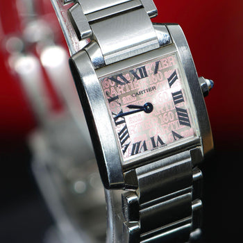 Cartier Tank Francaise Ref. W51035Q3 160th Anniversary Asia Limited Steel Watch – Assay Jewelers