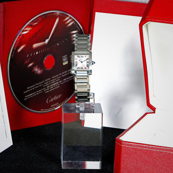 Cartier Tank Francaise Ref. W51035Q3 160th Anniversary Asia Limited Steel Watch – Assay Jewelers