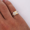 Channel Baguette Diamond Platinum 18K Gold Band Ring