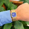 Chopard Blue Lapis Lazuli 18K Gold 26mm Vintage Watch Circa 1970s
