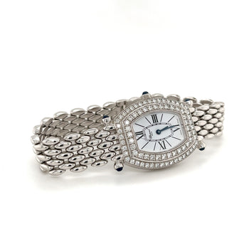 Montre Chopard Classic 10/6560-23 pour femme, lunette diamantée, en or blanc 18k – Assay Jewelers