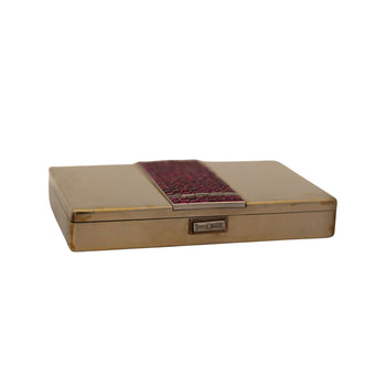 French Art Deco 20 Carat Gold Burma Ruby & Diamond Invisible Set 18K Gold Hinged Box – Assay Jewelers