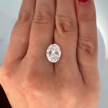 GIA 4.02 Carat Oval Cut Diamond E/VS2 Three Stone Half Moon Sidestone Ring – Assay Jewelers